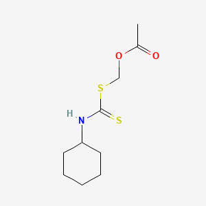 molecular formula C10H17NO2S2 B1232112 Cyclohexyldithiocarbamate CAS No. 51300-97-1