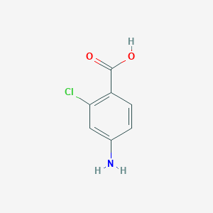 molecular formula C7H6ClNO2 B123212 4-Amino-2-chlorobenzoic acid CAS No. 2457-76-3