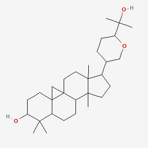 molecular formula C30H50O3 B12321296 21,24-Epoxycycloartane-3,25-diol 
