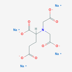 molecular formula C9H9NNa4O8 B12321304 N, N-Bis(Carboxymethyl)-L-glutamic acid tetrasodium salt 