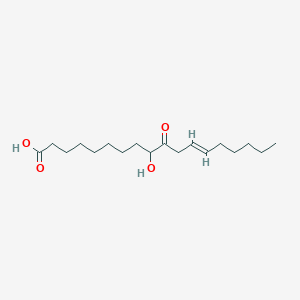 molecular formula C18H32O4 B1232139 9-Hydroxy-10-oxo-12-octadecenoic acid 
