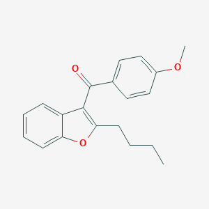 molecular formula C20H20O3 B123214 (2-Butylbenzofuran-3-yl) (4-methoxyphenyl) ketone CAS No. 83790-87-8