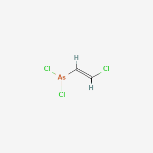 molecular formula C2H2AsCl3 B1232144 Lewisite l-1 E-isomer CAS No. 541-25-3