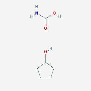 molecular formula C6H13NO3 B12321494 Carbamic acid;cyclopentanol 
