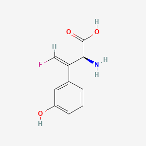 molecular formula C10H10FNO3 B1232150 beta-Fluoromethylene-3-tyrosine CAS No. 97123-83-6