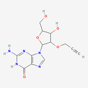 molecular formula C13H15N5O5 B12321525 2'-O-Propygylguanosine 