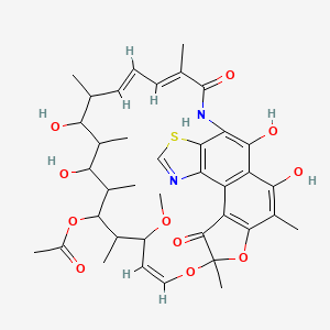 molecular formula C38H46N2O11S B1232153 Rifamycin P CAS No. 59232-87-0