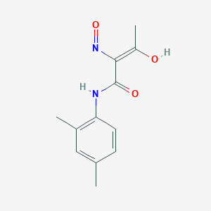 molecular formula C12H14N2O3 B12321571 N-(2,4-Dimethyl-phenyl)-2-hydroxyimino-3-oxo-butyramide 