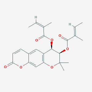 molecular formula C24H26O7 B1232158 Xanthalin CAS No. 21800-48-6