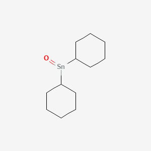 molecular formula C12H22OSn B12321626 Dicyclohexyltin oxide CAS No. 22771-17-1