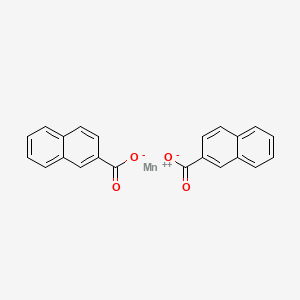 molecular formula C22H14MnO4 B12321633 manganese(2+);naphthalene-2-carboxylate 