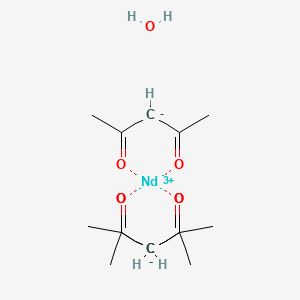 molecular formula C15H23NdO7 B12321648 Neodymium(3+);pentane-2,4-dione;hydrate CAS No. 64438-52-4