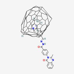 molecular formula C87H84N5O2+ B12321649 Card-20(22)-enolide, 3-[(2,6-dideoxy-4-O-beta-D-glucopyranosyl-3-O-methyl-beta-D-xylo-hexopyranosyl)oxy]-5,14-dihydroxy-, (3beta,5beta)- 