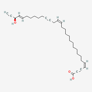 (4Z,17Z,27E,29R)-29-hydroxyhentriaconta-4,17,27-trien-2,20,30-triynoic acid