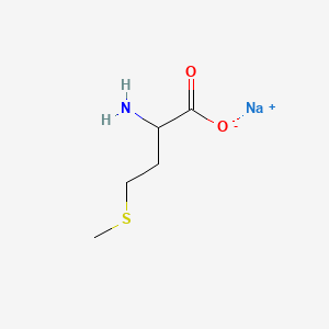 molecular formula C5H10NNaO2S B12321713 Sodium DL-methionate CAS No. 41863-30-3