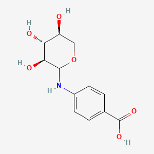 4-[[(3S,4R,5S)-3,4,5-trihydroxyoxan-2-yl]amino]benzoic acid