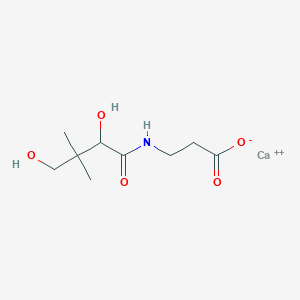 molecular formula C9H16CaNO5+ B12321784 calcium;3-[(2,4-dihydroxy-3,3-dimethylbutanoyl)amino]propanoate 