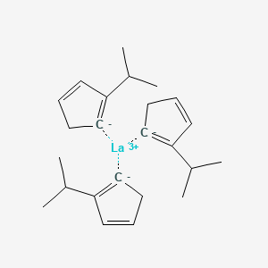 molecular formula C24H33La B12321813 Tris(isopropylcyclopentadienyl) lanthanum 