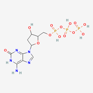 molecular formula C10H16N5O13P3 B12321851 Benzene, (methylsilyl)-, homopolymer 
