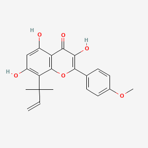 3,5,7-Trihydroxy-4'-methoxy-8-(1,1-dimethylprop-2-en-1-yl)flavone