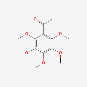 molecular formula C13H18O6 B12321916 Pentamethoxy-acetophenone CAS No. 14786-40-4