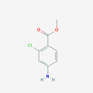 molecular formula C8H8ClNO2 B123220 Methyl 4-amino-2-chlorobenzoate CAS No. 46004-37-9
