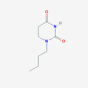 molecular formula C8H14N2O2 B12322017 1-Butyldihydropyrimidine-2,4(1h,3h)-dione CAS No. 705-05-5