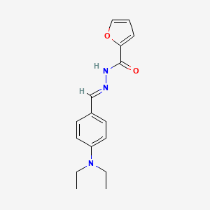 N'-[4-(diethylamino)benzylidene]-2-furohydrazide