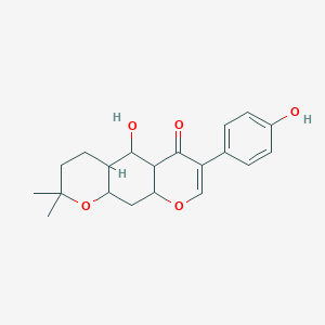 molecular formula C20H24O5 B12322241 Dihydroalpinumisoflavone; Erythrivarone A 