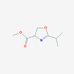 4-Oxazolecarboxylicacid,4,5-dihydro-2-(1-methylethyl)-,methylester(9CI)