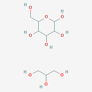 molecular formula C9H20O9 B12322468 Sephadex G-25 superfine DNA grade 