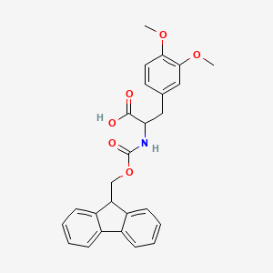 molecular formula C26H25NO6 B12322535 Fmoc-Phe(3,4-Dimethoxy)-OH 