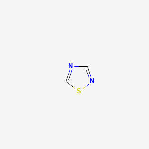 molecular formula C2H2N2S B1232254 1,2,4-Thiadiazole CAS No. 288-92-6