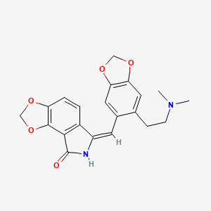 molecular formula C21H20N2O5 B1232255 Fumaramine CAS No. 30341-99-2