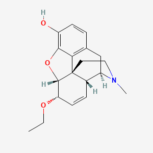 molecular formula C19H23NO3 B1232273 6-Ethylmorphine CAS No. 47252-06-2