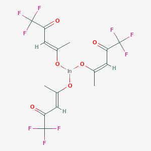molecular formula C15H12F9InO6 B12322776 Indium trifluoroacetylacetonate 