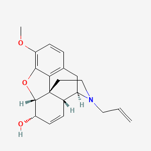 molecular formula C20H23NO3 B1232279 Nalodeine CAS No. 56195-50-7