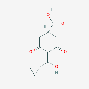 molecular formula C11H12O5 B123228 Trinexapac CAS No. 143294-89-7