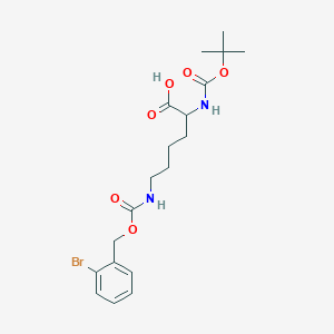 molecular formula C19H27BrN2O6 B12322807 N-alpha-Boc-Nepsilon-2-bromo-Z-L-lysine 
