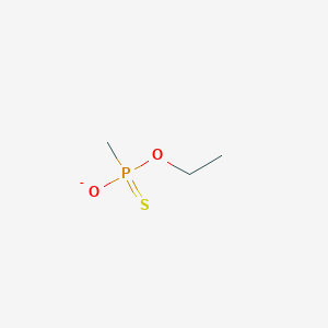 molecular formula C3H8O2PS- B12322854 Phosphonothioic acid, P-methyl-, O-ethyl ester 