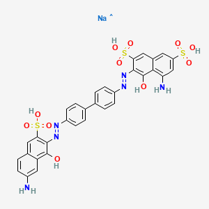 molecular formula C32H24N6NaO11S3 B12322864 Chlorazol Black BH 