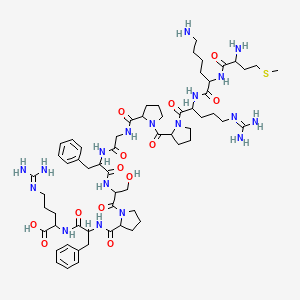 molecular formula C61H94N18O13S B12322895 Met-lys-bradykinin acetate 