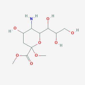 molecular formula C11H21NO8 B12322984 Methylb-neuraminicacidmethylester 