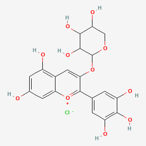 Delphinidin-3-O-arabinoside chloride
