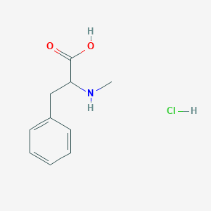 molecular formula C10H14ClNO2 B12323002 N-Methyl-DL-phenylalanine HCl 