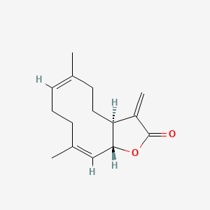 (3aS,6Z,10Z,11aR)-6,10-dimethyl-3-methylidene-3a,4,5,8,9,11a-hexahydrocyclodeca[b]furan-2-one