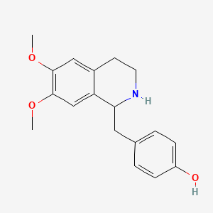 molecular formula C18H21NO3 B12323097 Norarmepavine CAS No. 6392-40-1