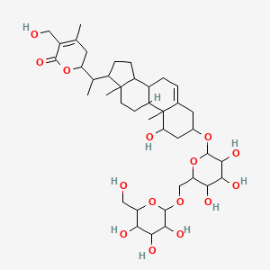 molecular formula C40H62O15 B12323100 Withanosideiv 
