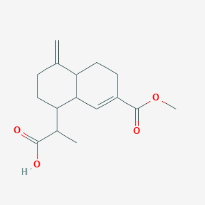 molecular formula C16H22O4 B12323115 Alpiniaterpene A 