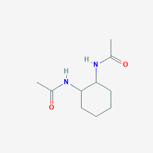 molecular formula C10H18N2O2 B12323155 N-(2-acetamidocyclohexyl)acetamide CAS No. 54009-70-0
